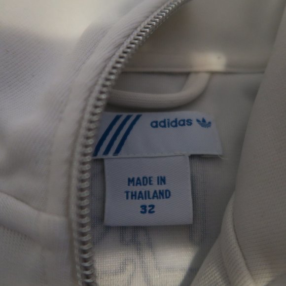 2006 Adidas Originals Puerto Rico San Juan Track Jacket Size 32 Rare Euro White - Picture 4 of 12